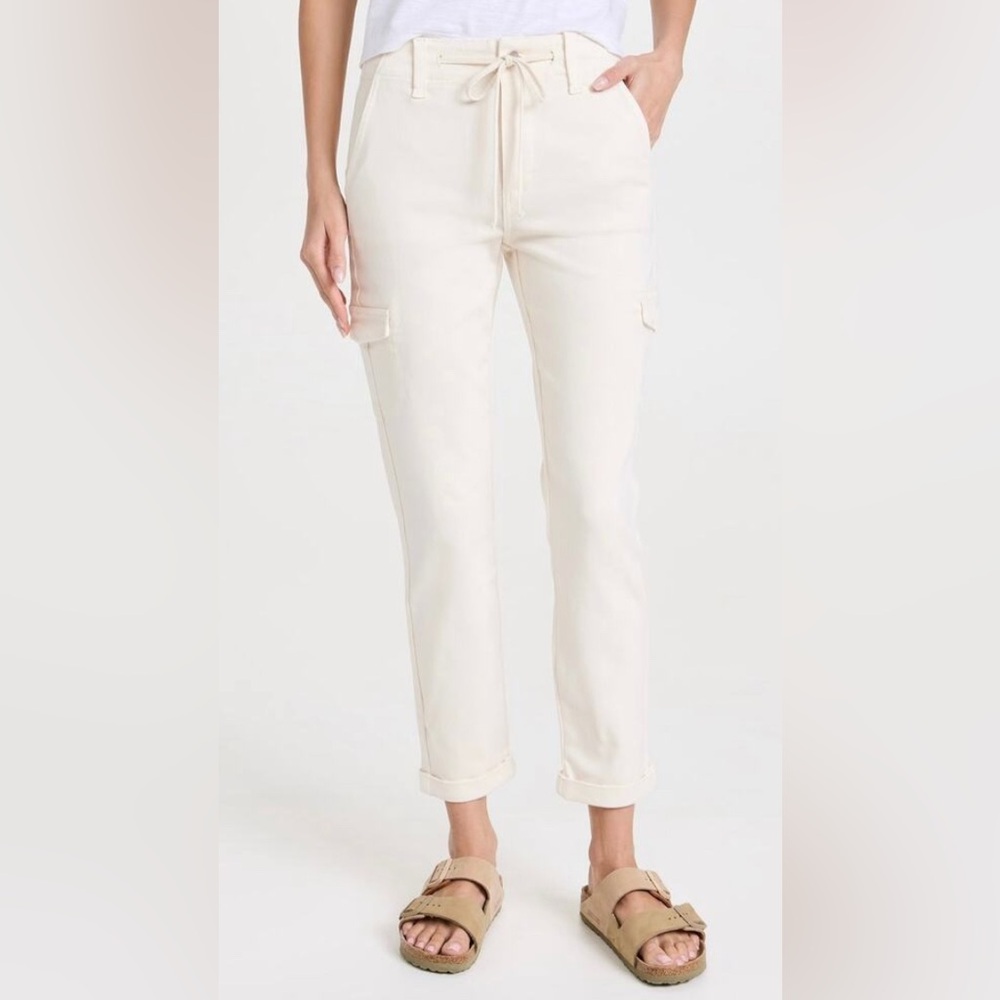 NWOT Paige Christy Mid Rise Straight Cargo Jeans